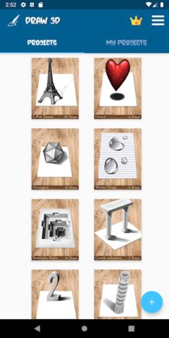 Рисовать 3D — Анимированные для Android — скриншот 1