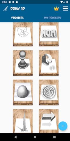 Рисовать 3D — Анимированные для Android — скриншот 2