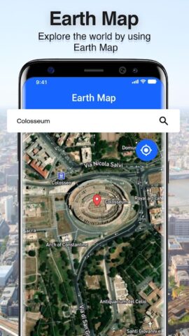 Вид со спутника: GPS-навигация для Android — скриншот 1