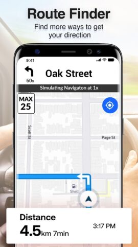 Вид со спутника: GPS-навигация для Android — скриншот 2