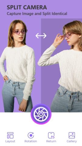 Live Split Camera: Multi Clone для Android — скриншот 4