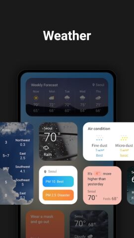 Lockscreen Widget — Weather для Android — скриншот 4