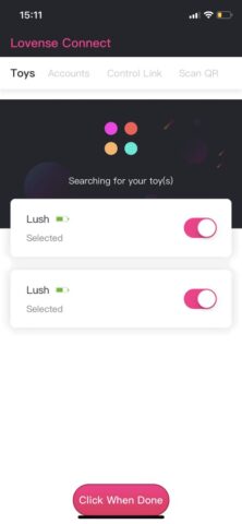 Lovense Connect для iOS — скриншот 1