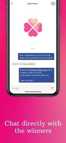 Lukky: социальная раздача Ig для Android — скриншот 4