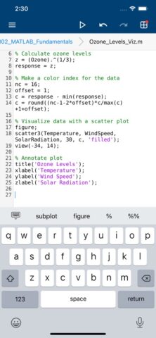 MATLAB Mobile для iOS — скриншот 3