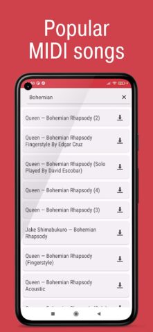 MIDI Music: Search & Download для Android — скриншот 3