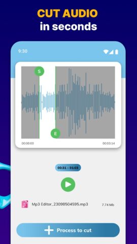 MP3 Cutter & Audio Trimmer — скриншот 3