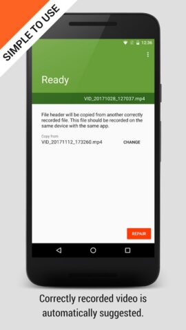 MP4Fix Video Repair Tool для Android — скриншот 2