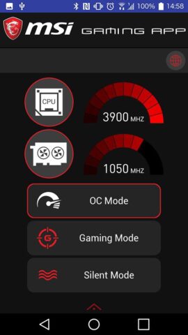MSI GAMING APP для Android — скриншот 3