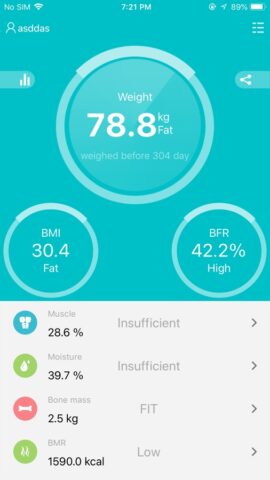 MY FIT для iOS — скриншот 2