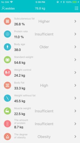 MY FIT для iOS — скриншот 3