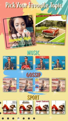 Обложка Журнала Редактор Фоток для Android — скриншот 5