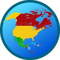 Карта Северной Америки для Android