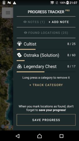 MapGenie: AC Odyssey Map для Android — скриншот 2