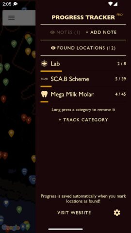 MapGenie: Grounded Map для Android — скриншот 4