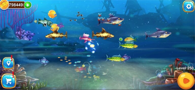 три в ряд рыба игра для iOS — скриншот 4