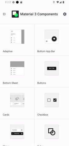 Material Design Components для Android — скриншот 1