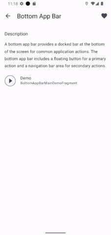 Material Design Components для Android — скриншот 2
