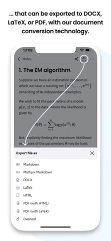 Mathpix Snip для iOS — скриншот 2