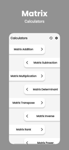 Matrix Calculator для Android — скриншот 2