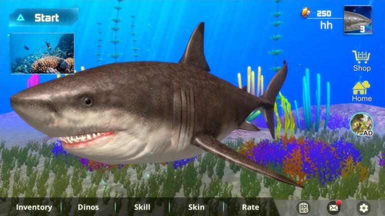 Megalodon Dino Survival Sim для Android — скриншот 1