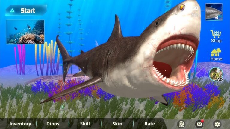 Megalodon Dino Survival Sim для Android — скриншот 2