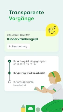 Meine AOK для Android — скриншот 4