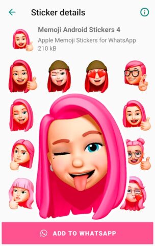 Стикеры Мемоджи на Андроид для Android — скриншот 1