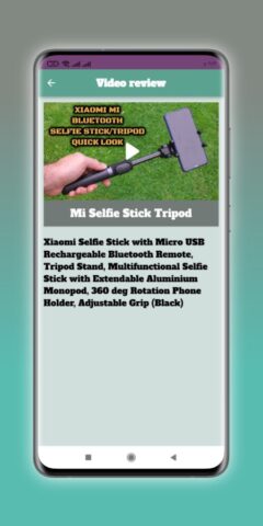 Mi Selfie Stick Tripod Guide для Android — скриншот 3