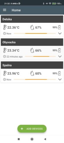 Mijia Temperature для Android — скриншот 2