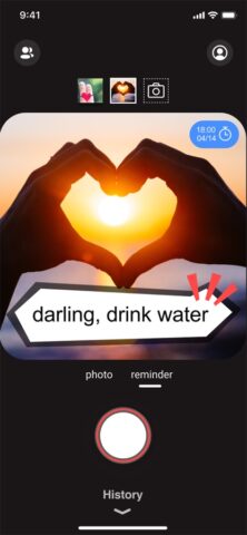 Moments Widget для iOS — скриншот 3
