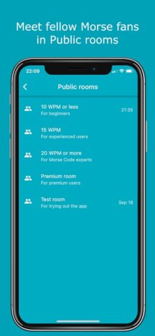 Morse Chat: Talk in Morse Code для Android — скриншот 2