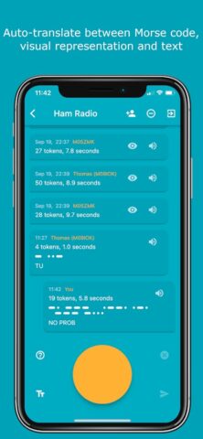 Morse Chat: Talk in Morse Code для Android — скриншот 5