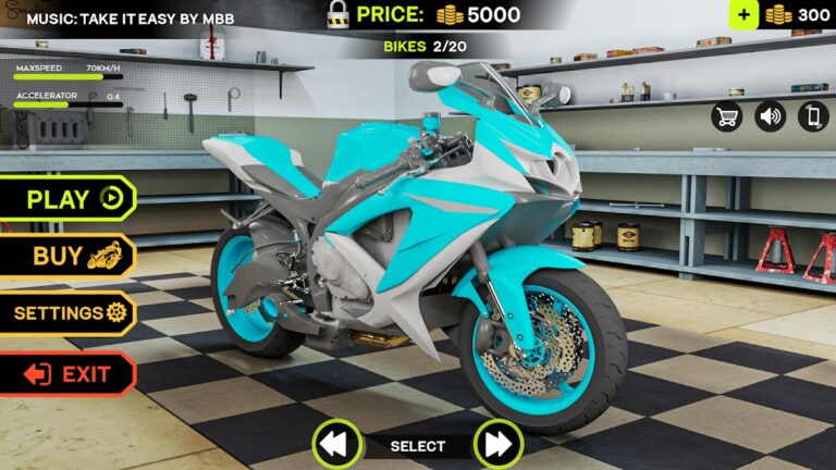 Motorcycle simulator offline для Android — скриншот 3