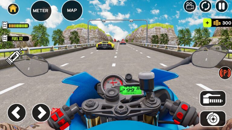 Motorcycle simulator offline для Android — скриншот 5