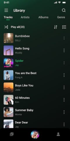 музыкальный плеер — VT Music для Android — скриншот 1