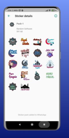 Muslim Islamic Sticker-Memoji для Android — скриншот 5