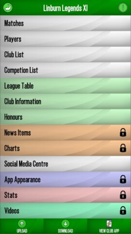 My Football Club App для Android — скриншот 2