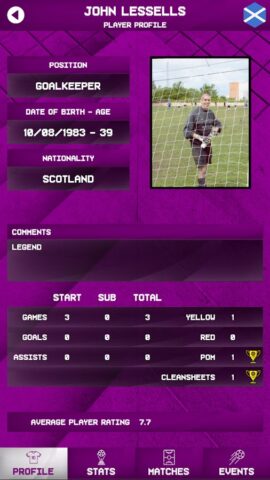 My Football Club App для Android — скриншот 5