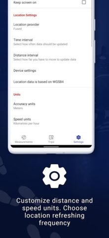 GPS одометр для Android — скриншот 4