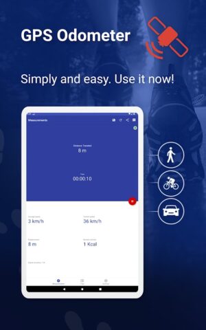GPS одометр для Android — скриншот 5