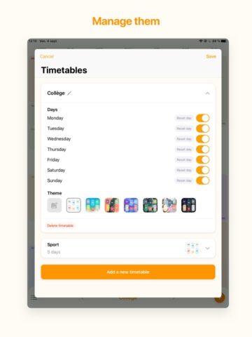 Расписание — Быстро и просто для iOS — скриншот 3