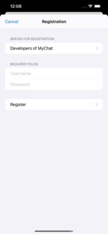 MyChat Client для iOS — скриншот 2