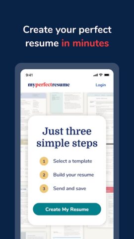 MyPerfectResume Builder для Android — скриншот 1