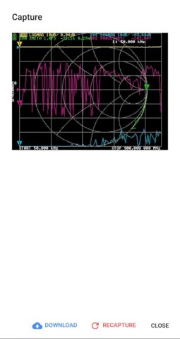 NanoVNA WebApp для Android — скриншот 2