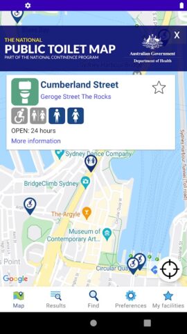 National Public Toilet Map для Android — скриншот 2