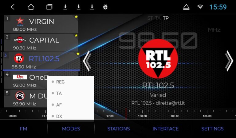 NavRadio+ для Android — скриншот 4