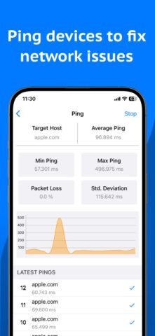 Сетевой Анализатор:Сканер WiFi — скриншот 5