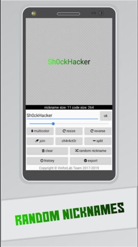 NikStudio — colored nicknames для Android — скриншот 5