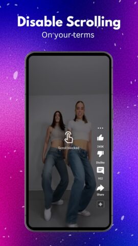 NoScroll: Block Reels & Shorts для Android — скриншот 3